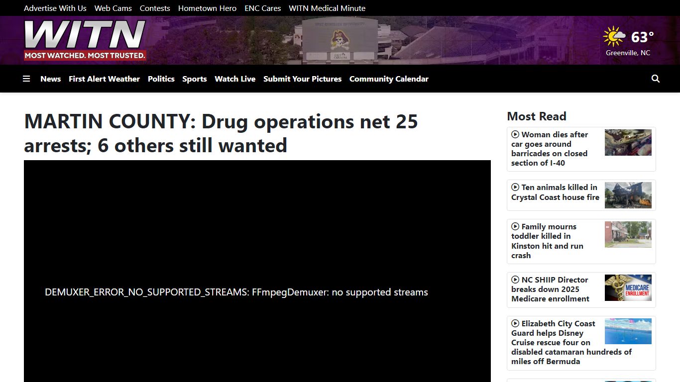 MARTIN COUNTY: Drug operations net 25 arrests; 6 others still wanted - WITN